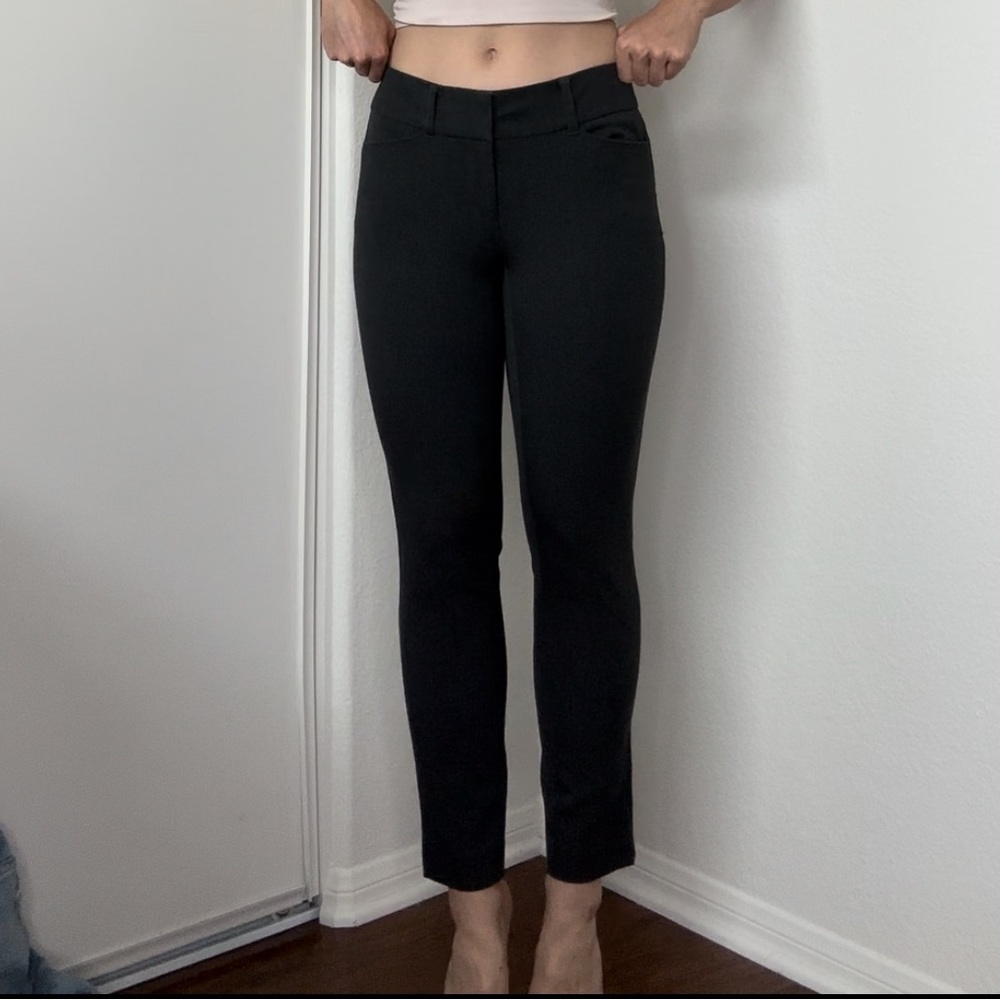 Curvy skinny ankle loft pants